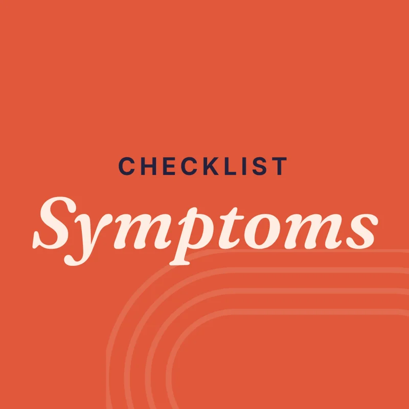 Symptom checklist